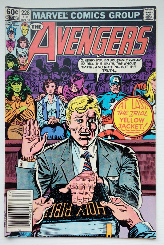 AVENGERS #228 NEWSSTAND 1983 (TRIAL OF YELLOWJACKET) Avengers MARVEL COMICS