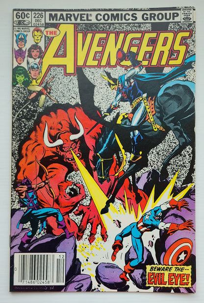 AVENGERS #226 NEWSSTAND 1982 Avengers MARVEL COMICS