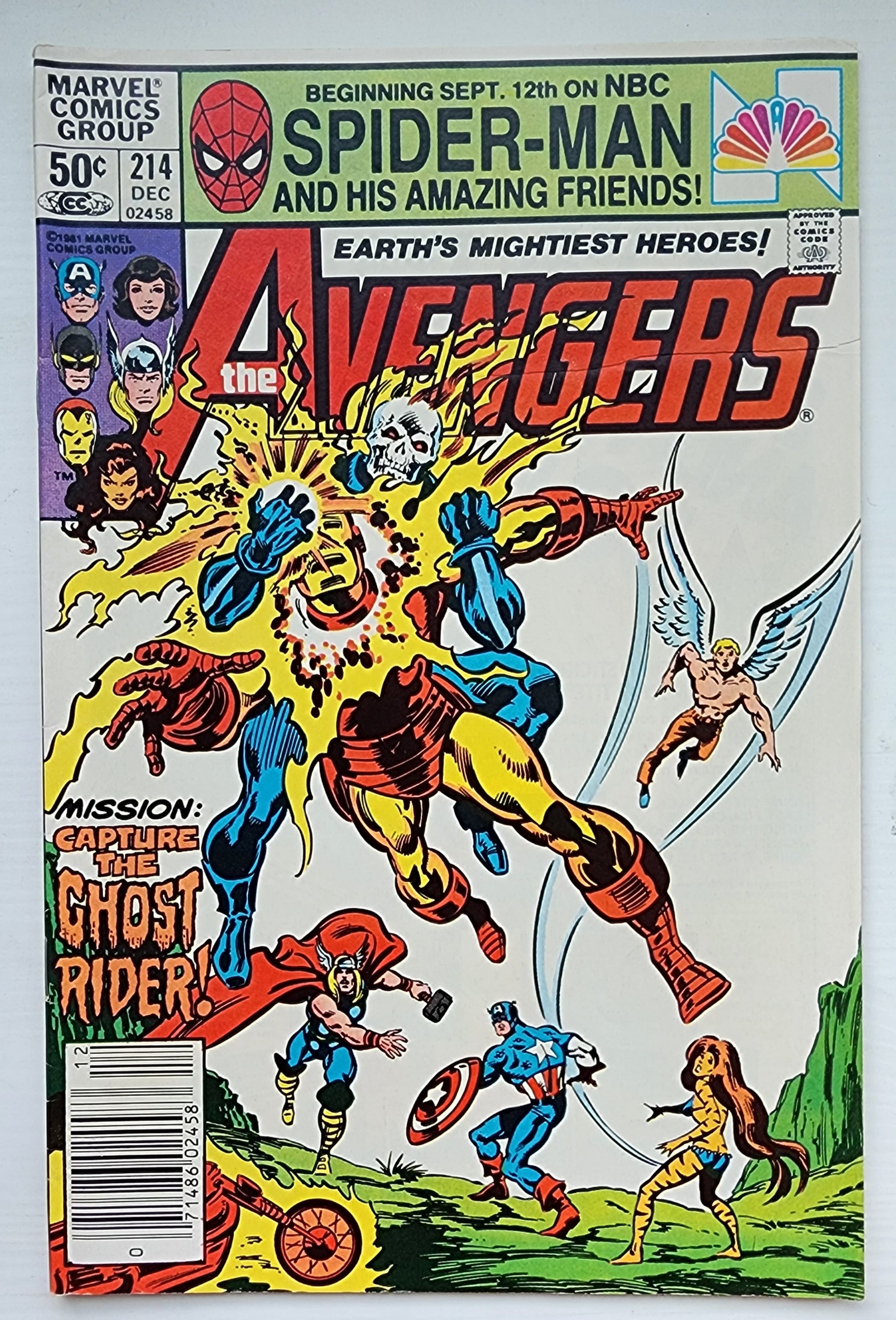 AVENGERS #214 NEWSSTAND 1981 Avengers MARVEL COMICS