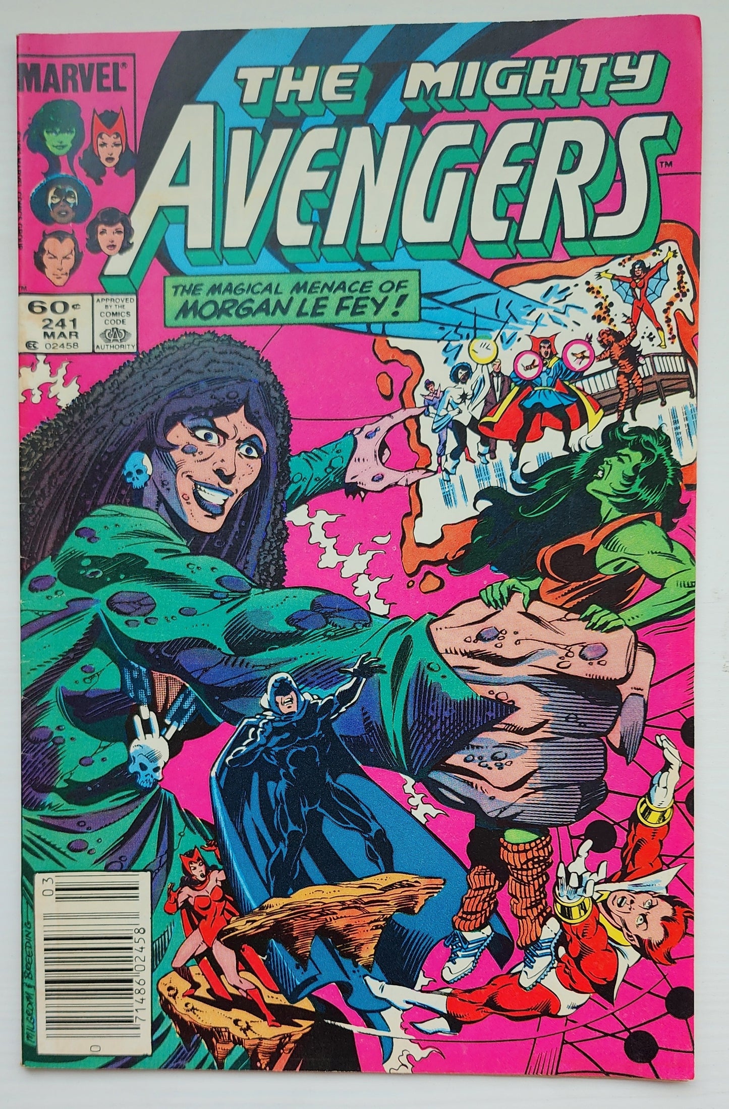 AVENGERS #241 NEWSSTAND 1984 Avengers MARVEL COMICS