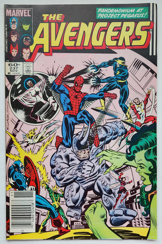 AVENGERS #237 NEWSSTAND 1983 Avengers MARVEL COMICS