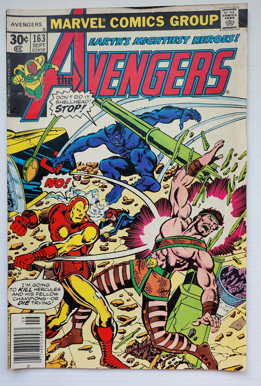 AVENGERS #163 1977 Avengers MARVEL COMICS