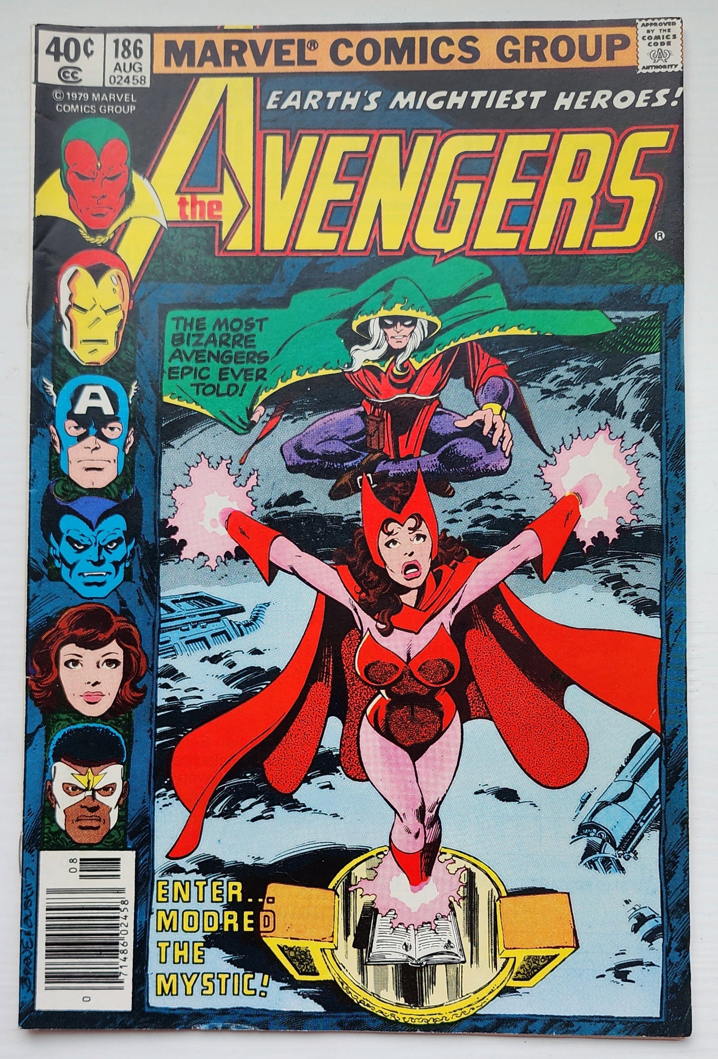 AVENGERS #186 NEWSSTAND 1979 (1ST APP MAGDA CHTHON) Avengers MARVEL COMICS