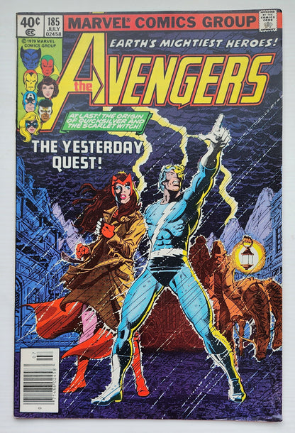 AVENGERS #185 NEWSSTAND 1979 Avengers MARVEL COMICS
