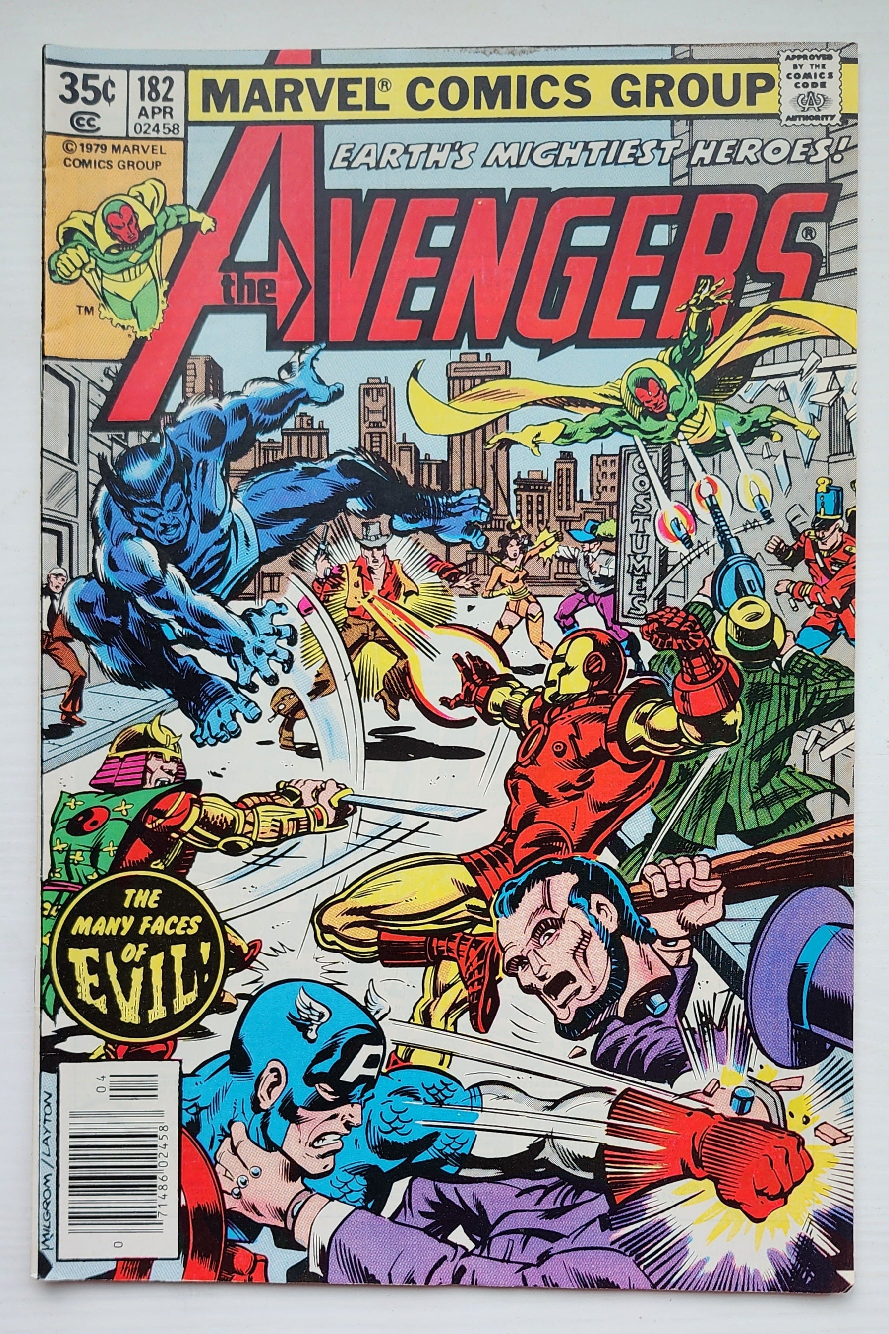 AVENGERS #182 1979 Avengers MARVEL COMICS
