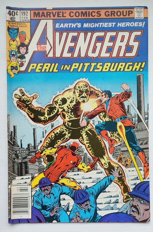 AVENGERS #192 NEWSSTAND 1980 (1ST APP INFERNO) Avengers MARVEL COMICS