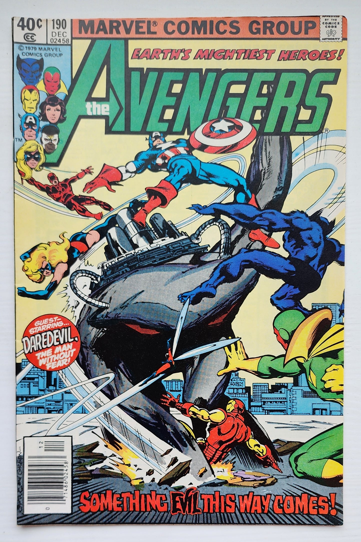 AVENGERS #190 NEWSSTAND 1979 Avengers MARVEL COMICS