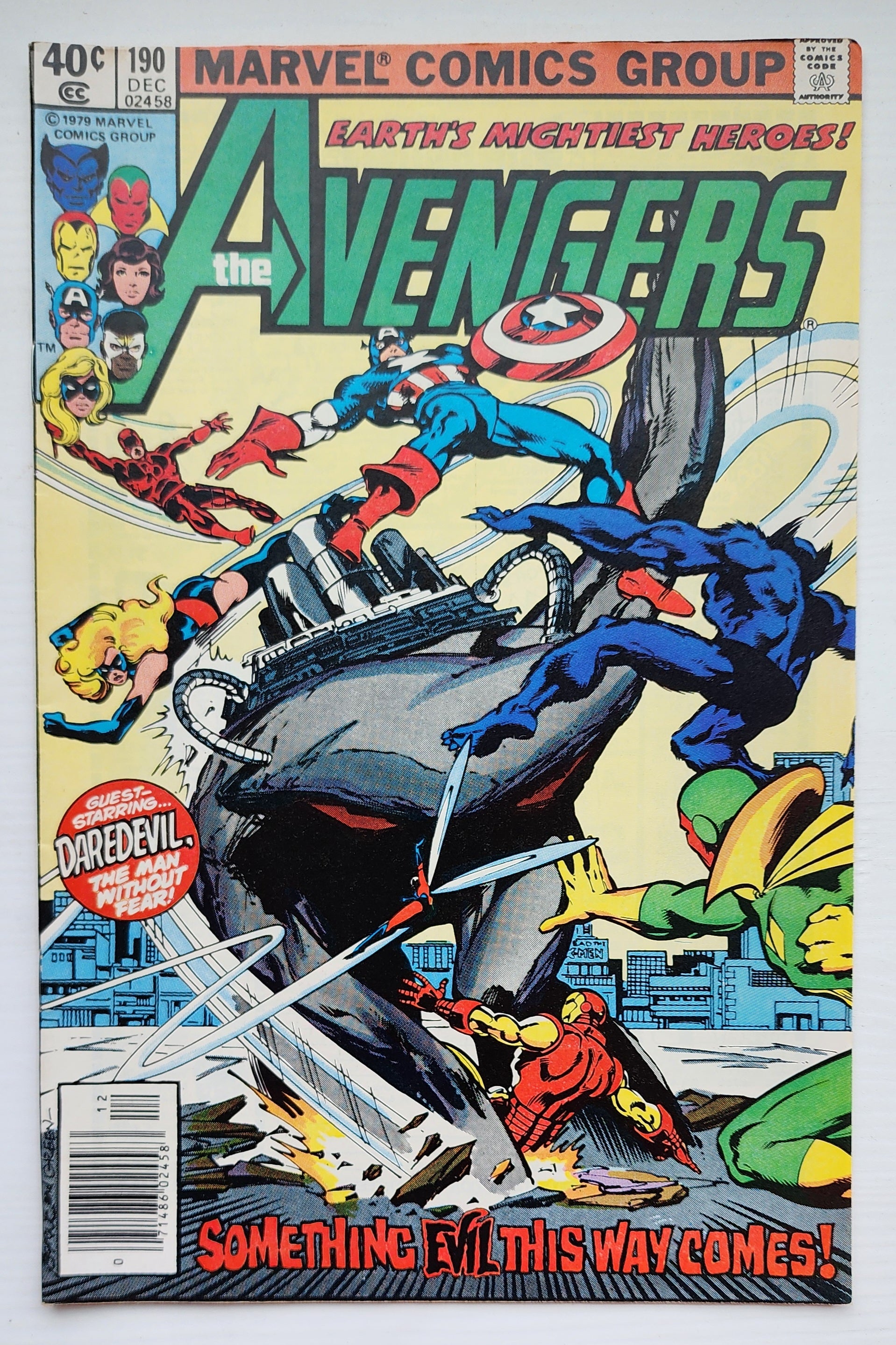 AVENGERS #190 NEWSSTAND 1979 Avengers MARVEL COMICS