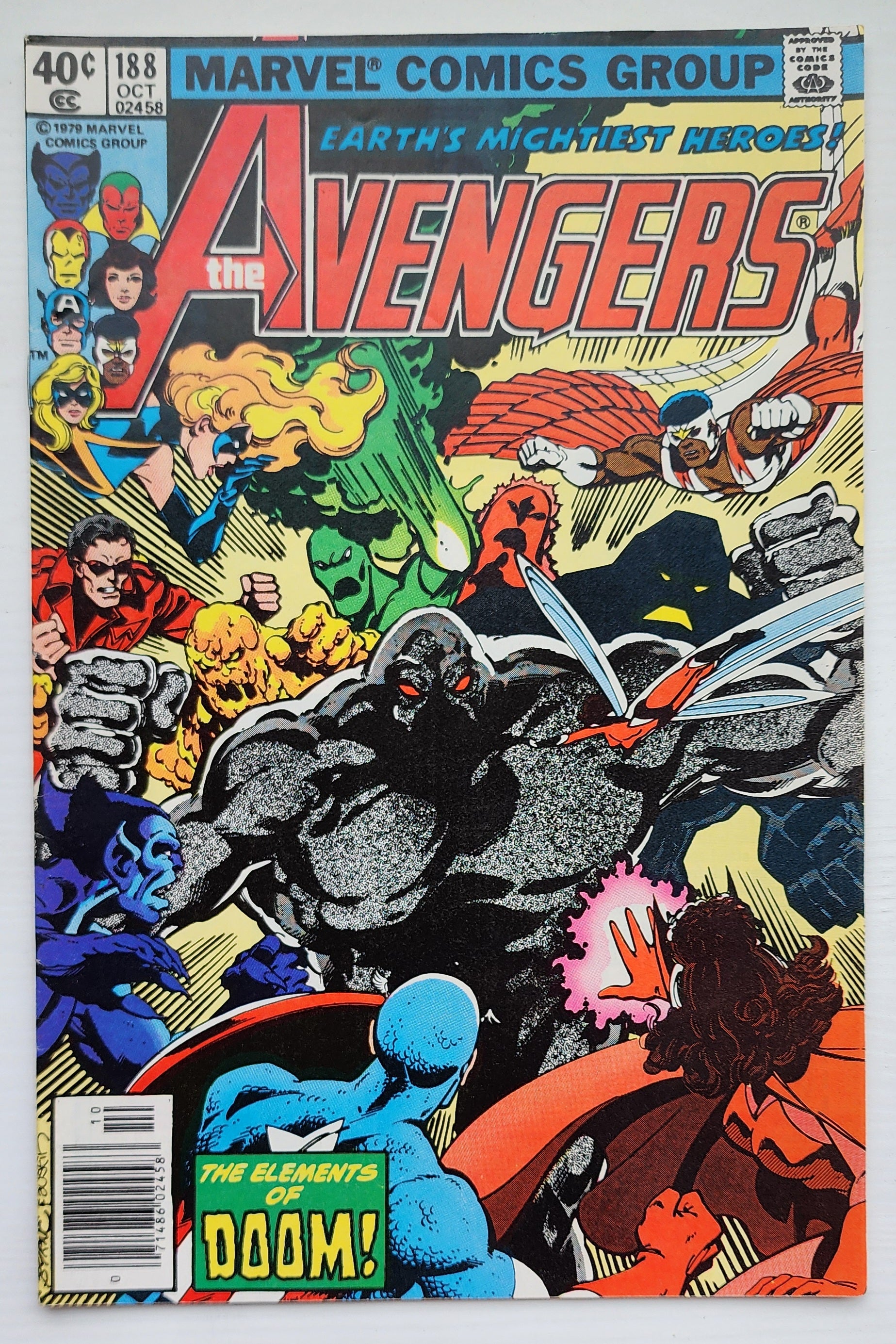 AVENGERS #188 NEWSSTAND 1979 (1ST APP ELEMENTS OF DOOM) Avengers MARVEL COMICS