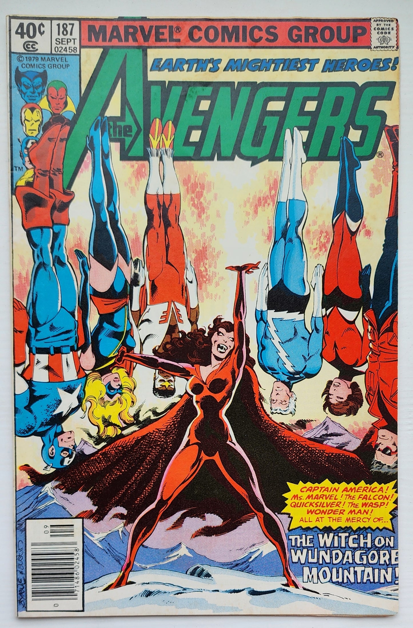 AVENGERS #187 NEWSSTAND 1979 (ORIGIN DARKHOLD) Avengers MARVEL COMICS