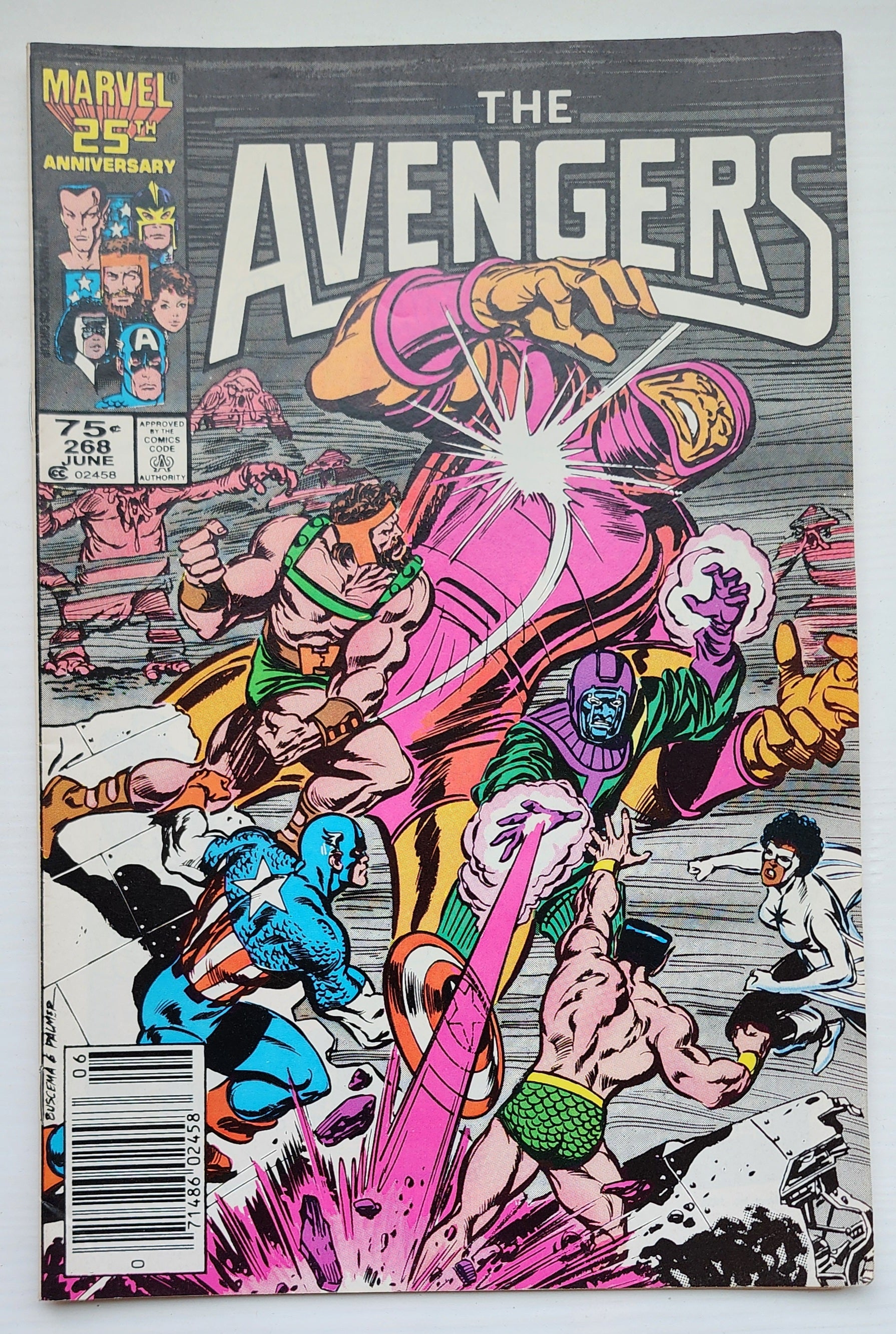 AVENGERS #268 NEWSSTAND 1986 Avengers MARVEL COMICS