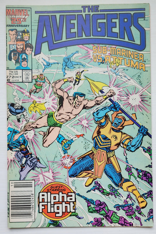 AVENGERS #272 NEWSSTAND 1986 Avengers MARVEL COMICS