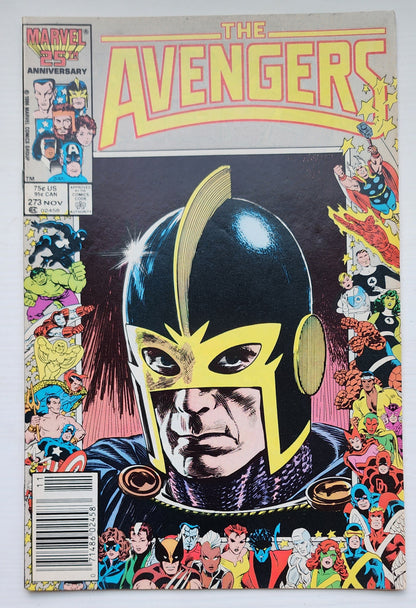 AVENGERS #273 NEWSSTAND 1986 Avengers MARVEL COMICS