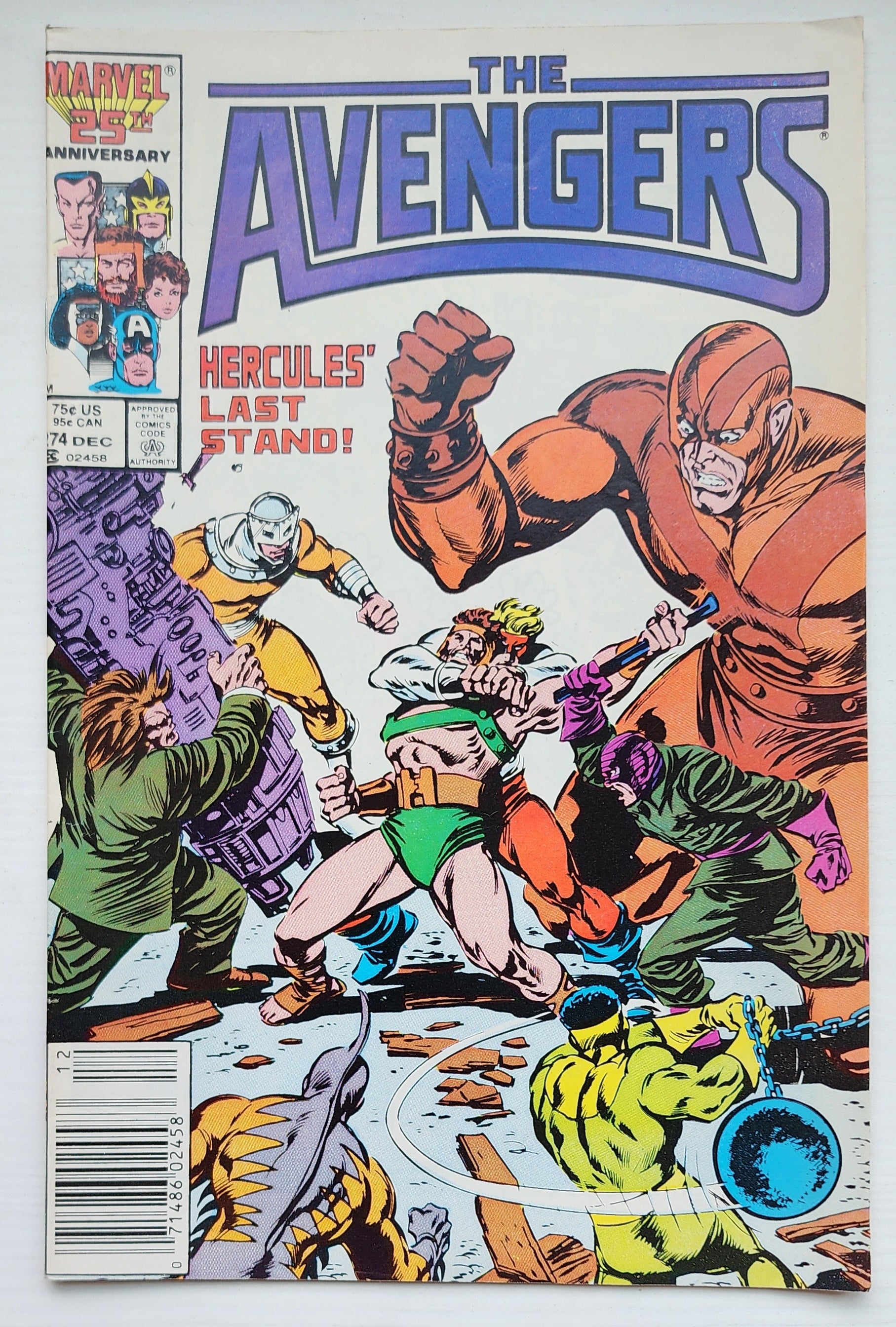 AVENGERS #274 NEWSSTAND 1986 Avengers MARVEL COMICS