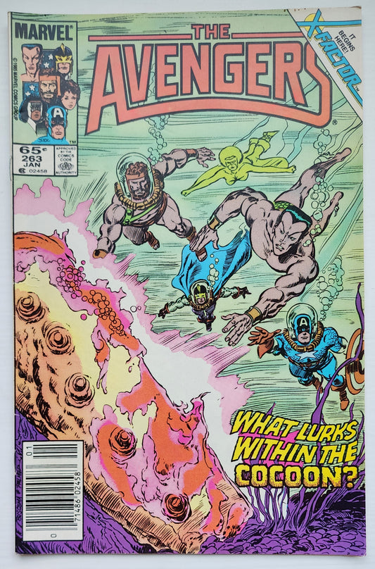 AVENGERS #263 NEWSSTAND 1986 Avengers MARVEL COMICS