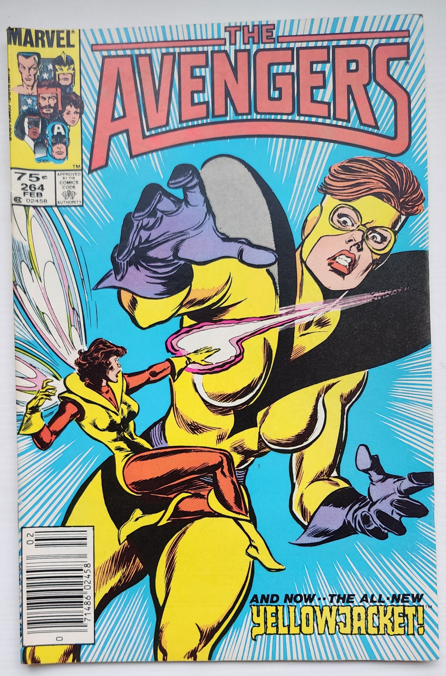 AVENGERS #264 NEWSSTAND 1986 (1ST APP RITA DEMARA YELLOWJACKET) Avengers MARVEL COMICS