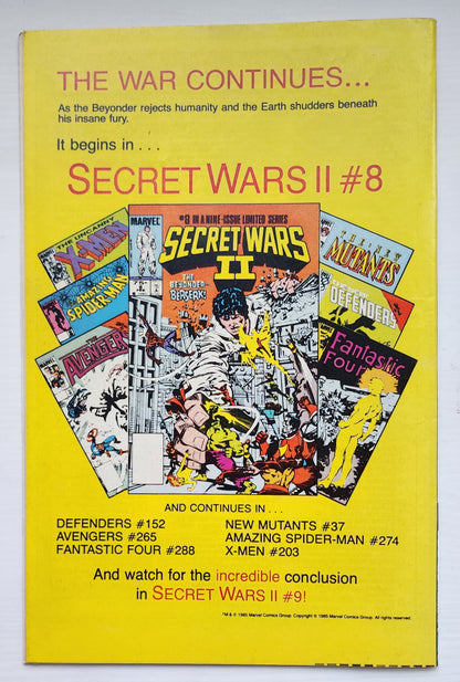 AVENGERS #264 NEWSSTAND 1986 (1ST APP RITA DEMARA YELLOWJACKET) Avengers MARVEL COMICS