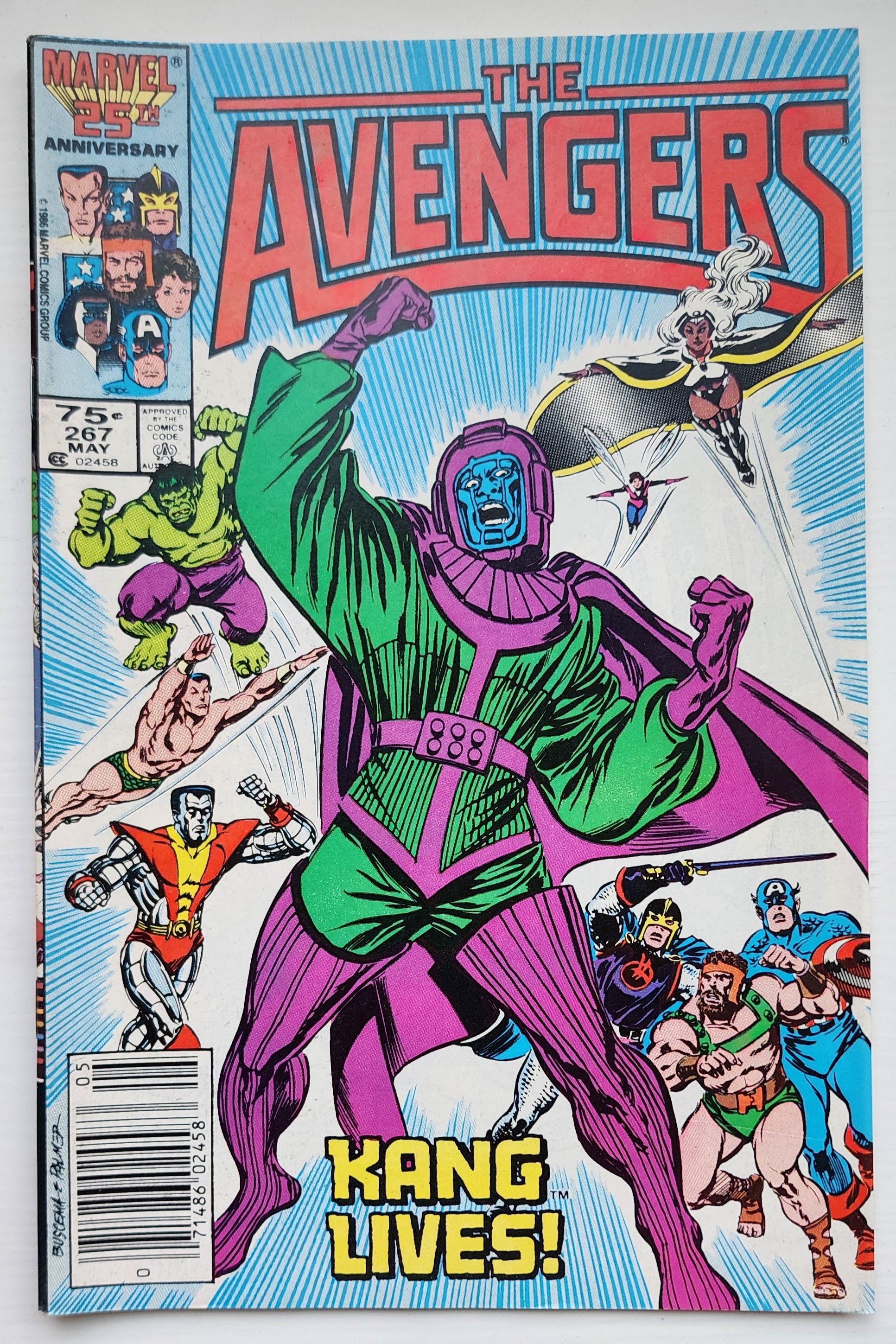 AVENGERS #267 NEWSSTAND 1986 Avengers MARVEL COMICS