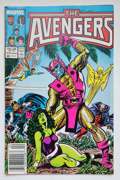 AVENGERS #278 NEWSSTAND 1987 Avengers MARVEL COMICS