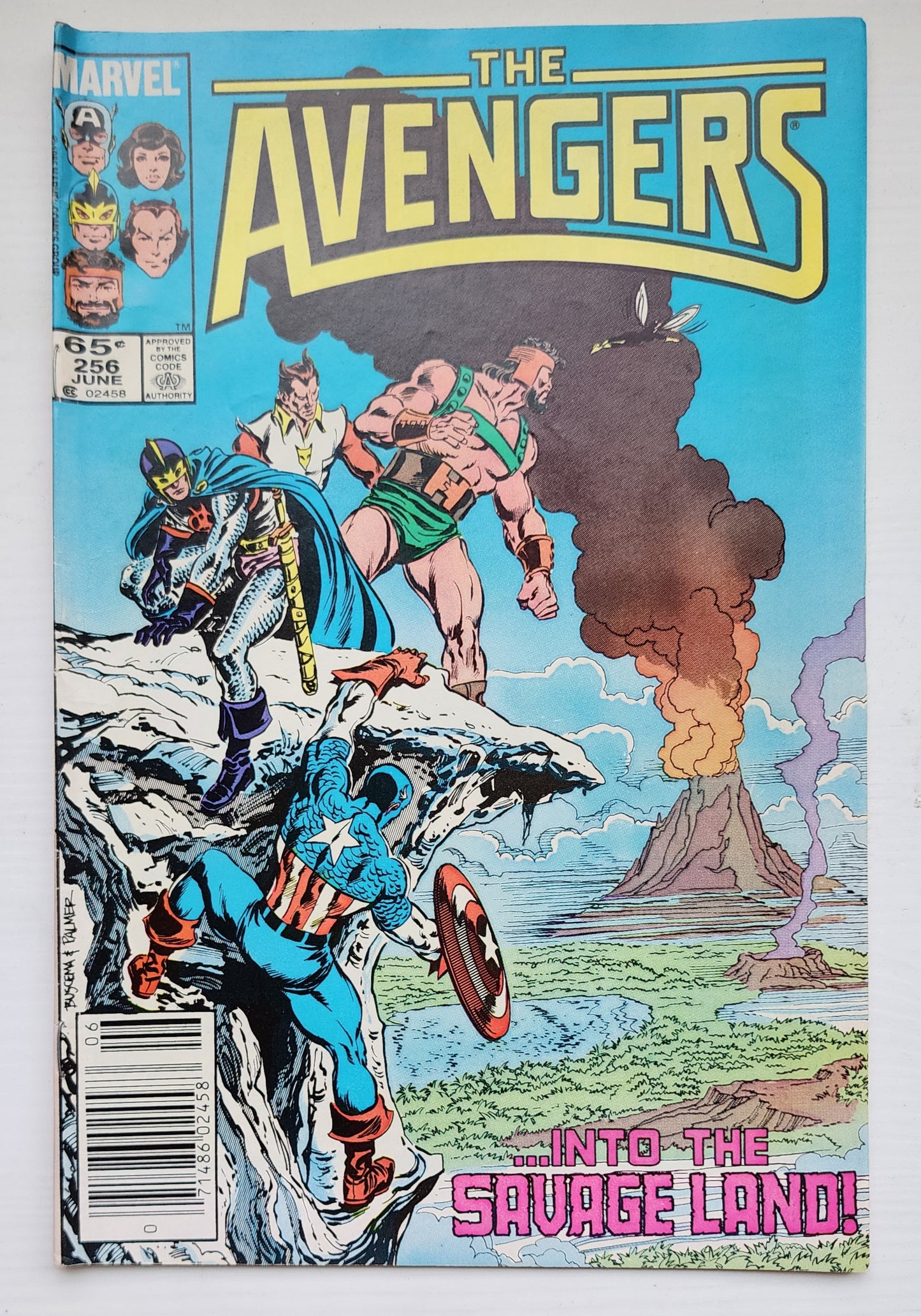 AVENGERS #256 NEWSSTAND 1985 Avengers MARVEL COMICS