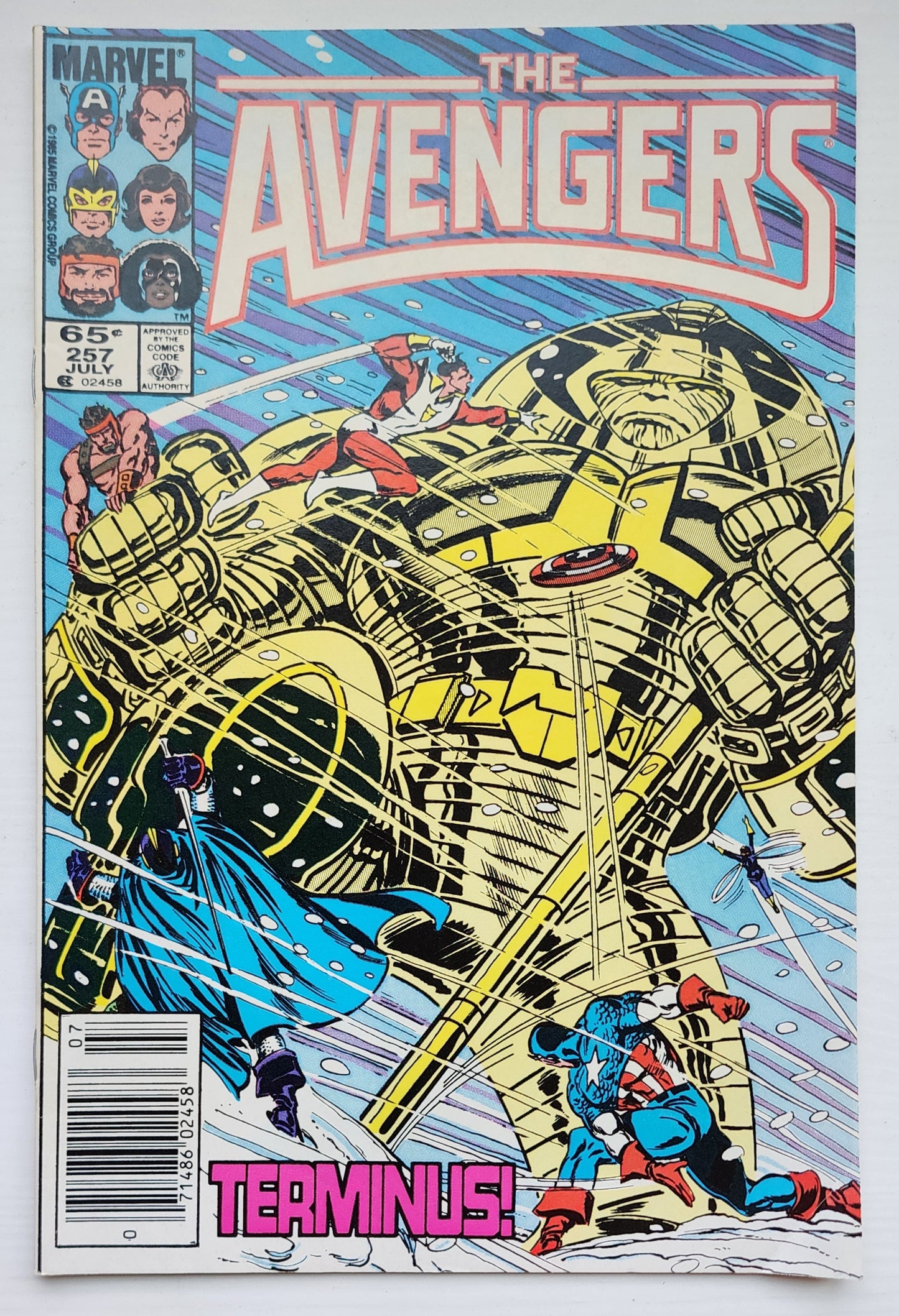 AVENGERS #257 NEWSSTAND 1985 (1ST APP NEBULA) Avengers MARVEL COMICS
