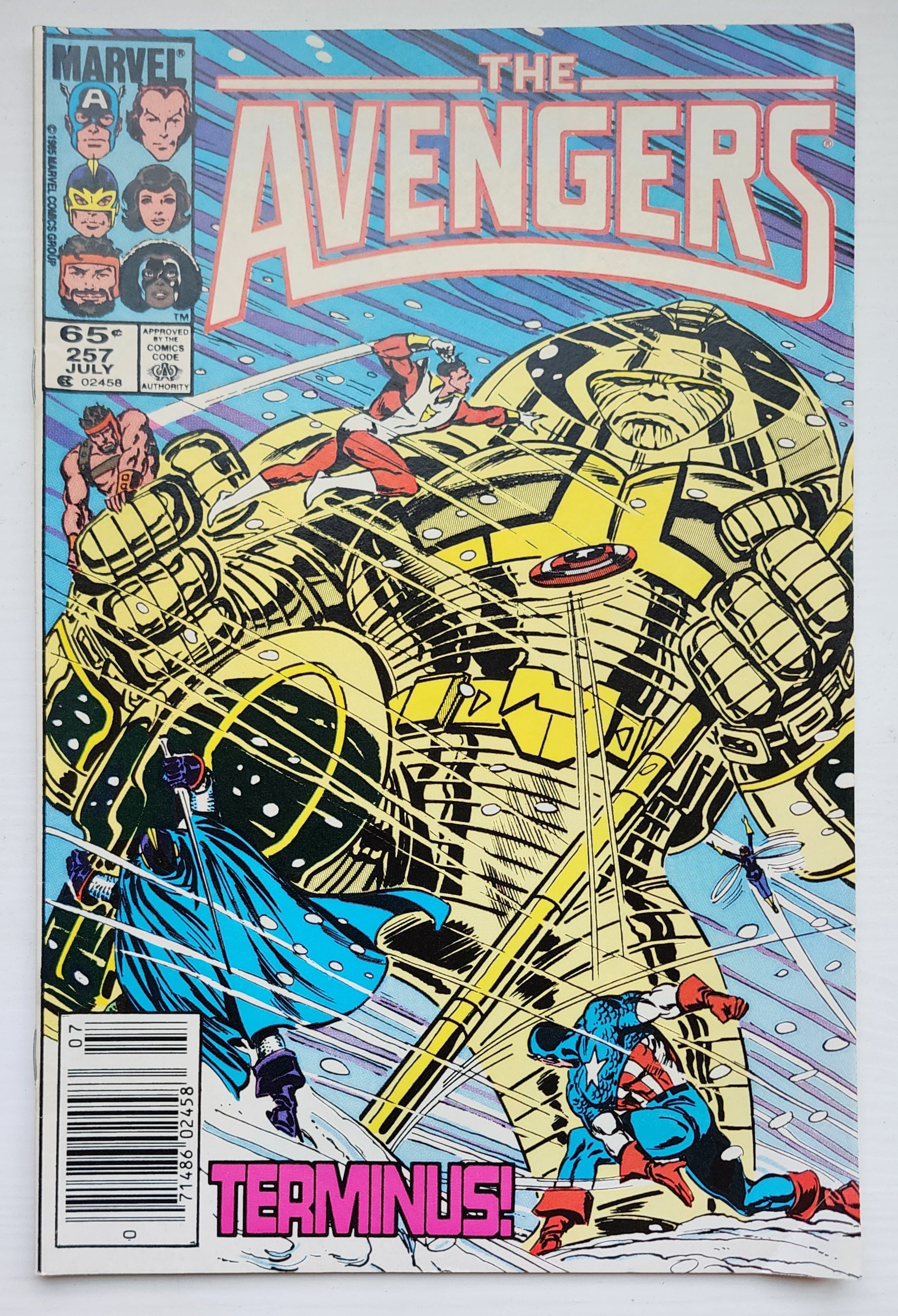 AVENGERS #257 NEWSSTAND 1985 (1ST APP NEBULA) Avengers MARVEL COMICS