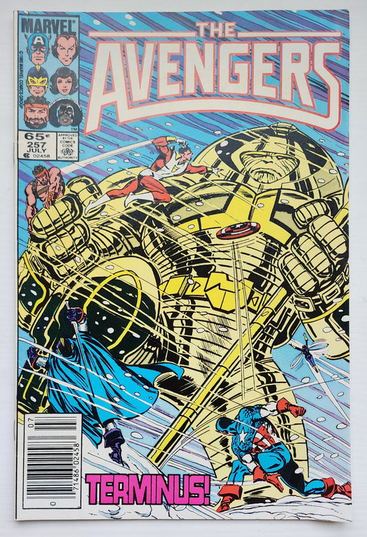 AVENGERS #257 NEWSSTAND 1985 (1ST APP NEBULA) Avengers MARVEL COMICS