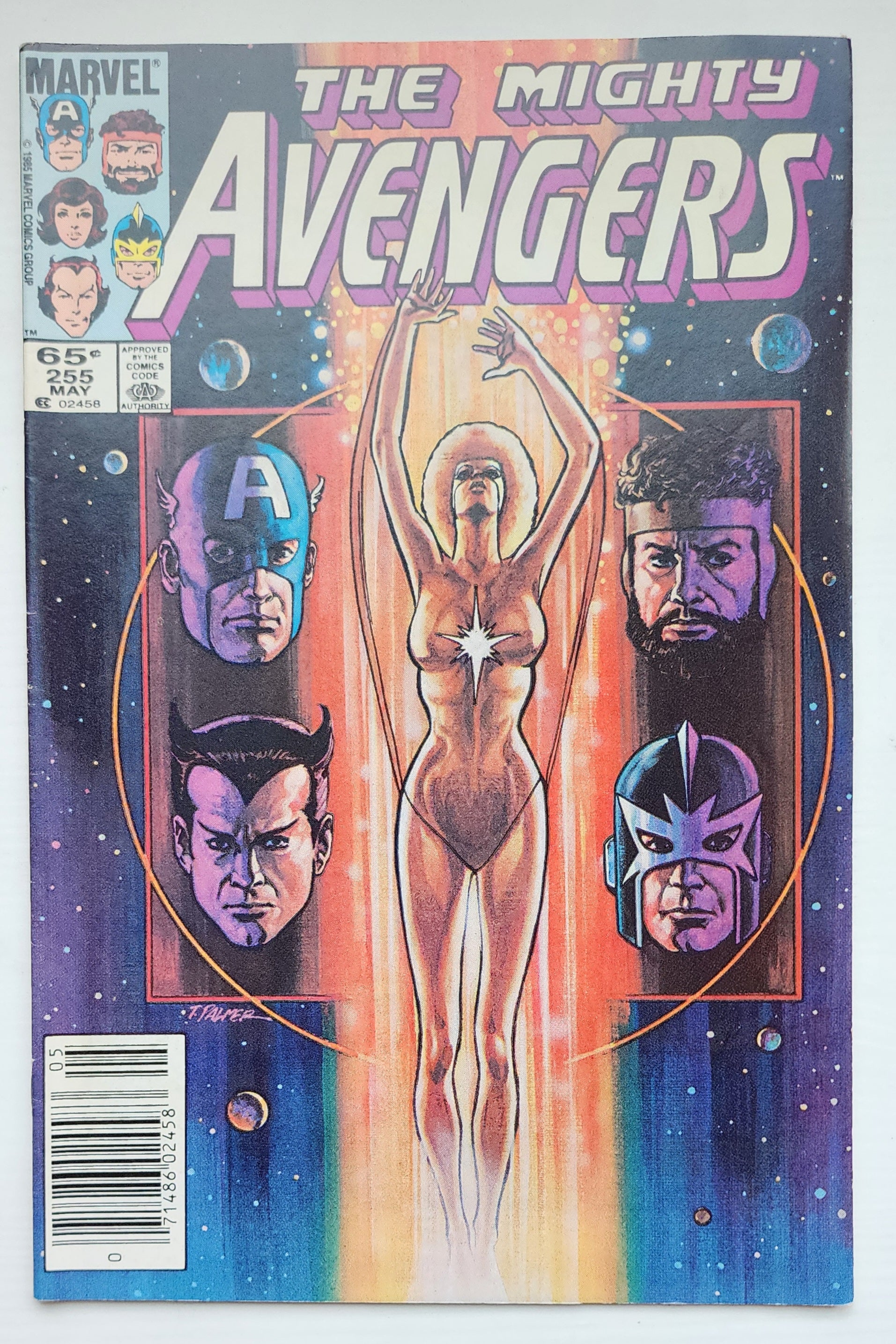 AVENGERS #255 NEWSSTAND 1985 Avengers MARVEL COMICS