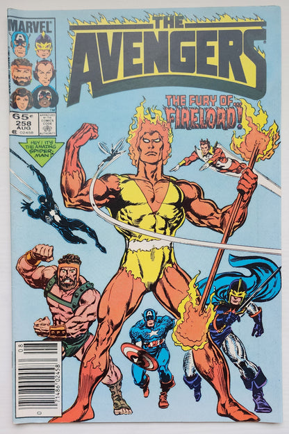 AVENGERS #258 NEWSSTAND 1985 (2ND APP NEBULA) Avengers MARVEL COMICS