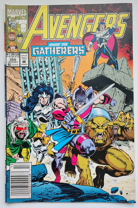AVENGERS #355 NEWSSTAND 1992 Avengers MARVEL COMICS