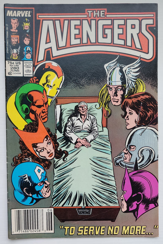AVENGERS #280 NEWSSTAND 1987 Avengers MARVEL COMICS