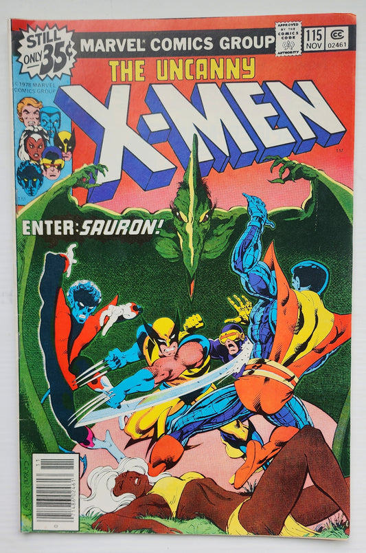 X-MEN #115 1978 NEWSSTAND X-Men MARVEL COMICS