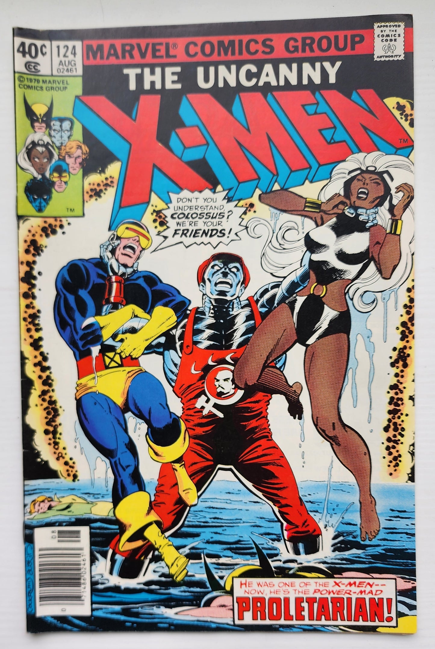 X-MEN #124 1979 NEWSSTAND X-Men MARVEL COMICS