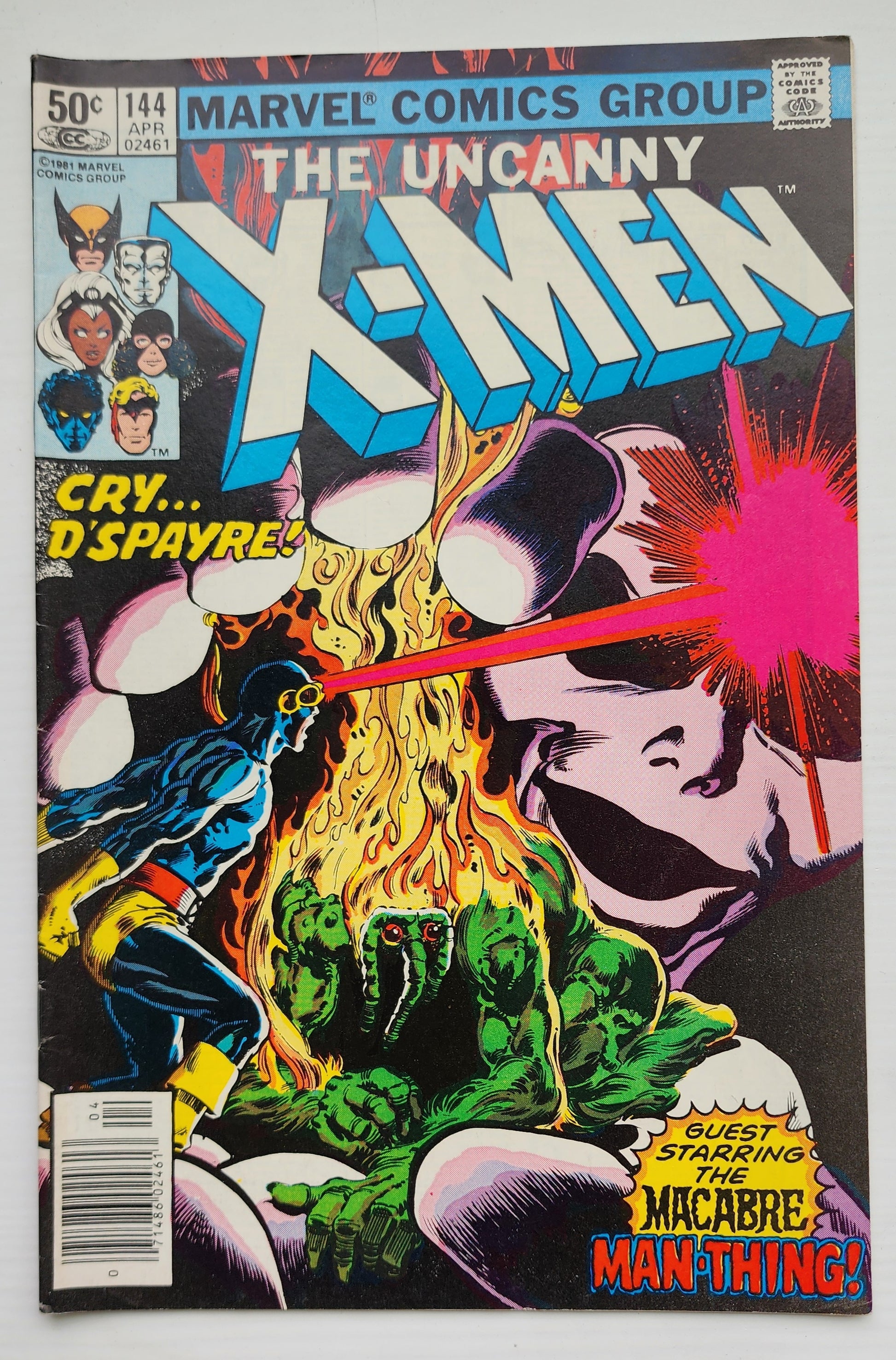 X-MEN #144 1981 NEWSSTAND X-Men MARVEL COMICS