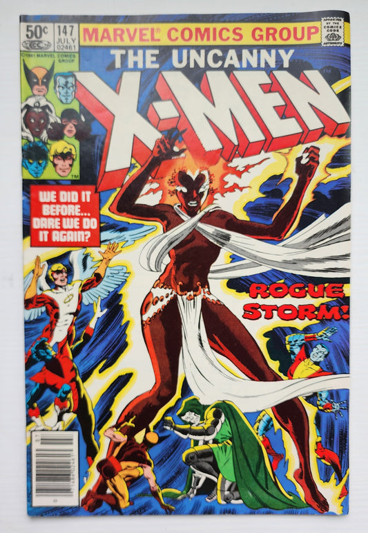 X-MEN #147 1981 NEWSSTAND X-Men MARVEL COMICS