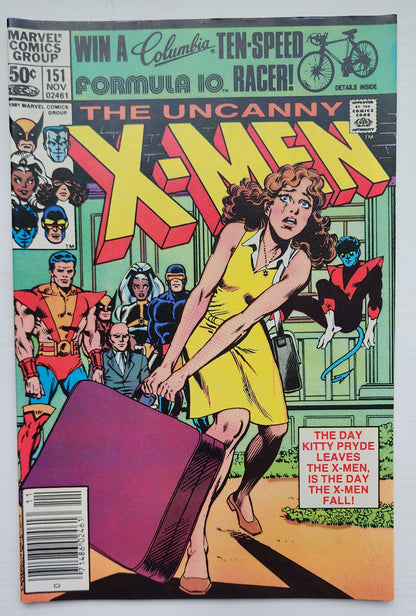 X-MEN #151 1981 NEWSSTAND X-Men MARVEL COMICS