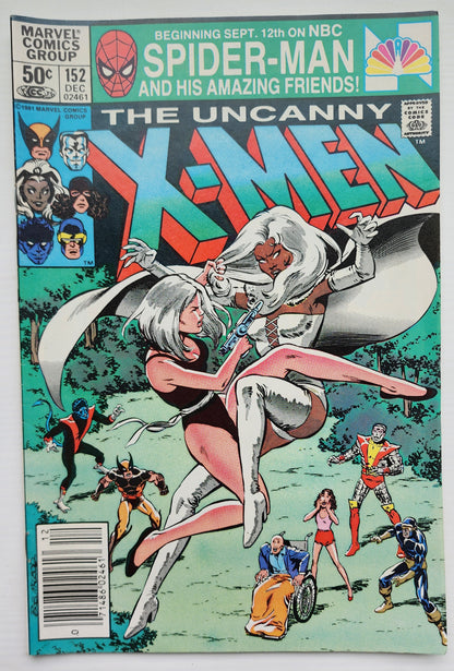 X-MEN #152 1981 NEWSSTAND X-Men MARVEL COMICS