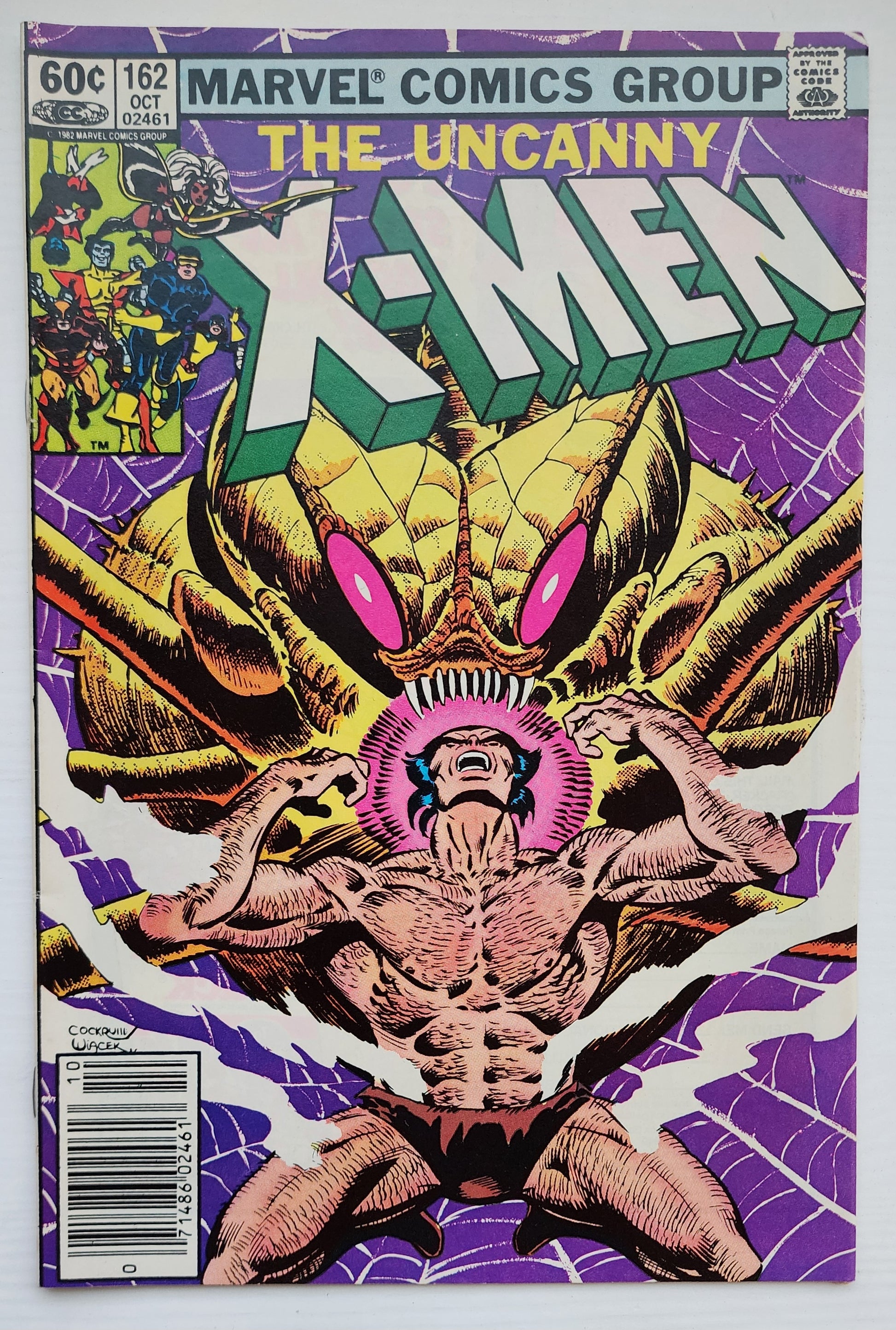 UNCANNY X-MEN #162 1982 NEWSSTAND X-Men MARVEL COMICS