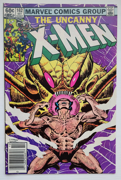 UNCANNY X-MEN #162 1982 NEWSSTAND X-Men MARVEL COMICS