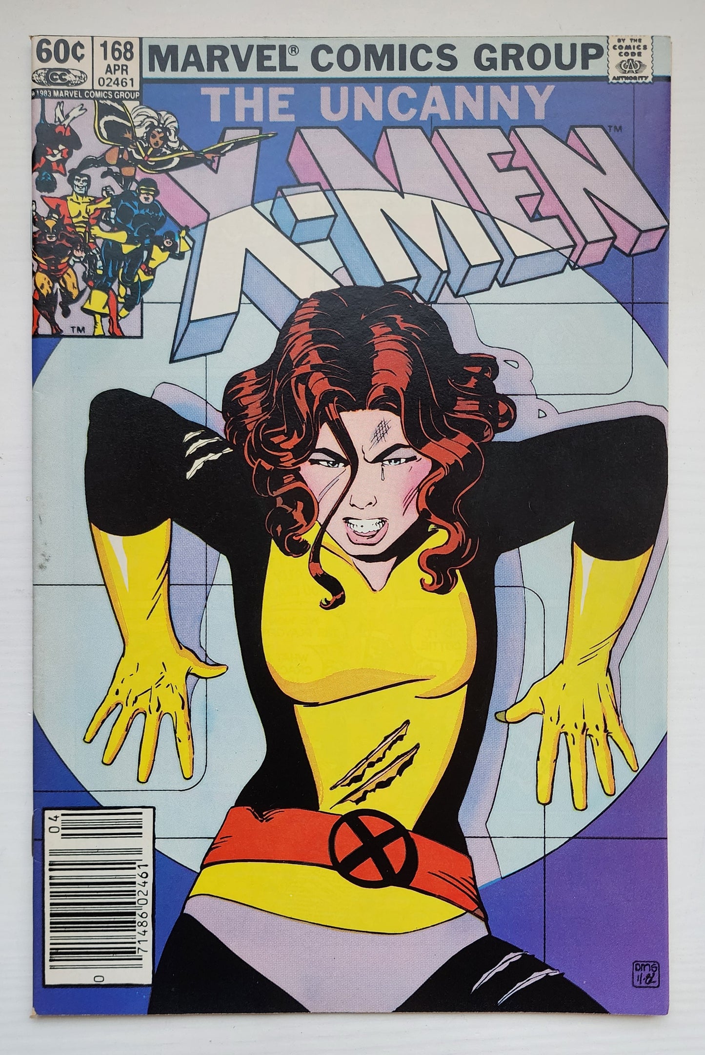 UNCANNY X-MEN #168 1983 NEWSSTAND (1ST APP MADELINE PRYOR) X-Men MARVEL COMICS
