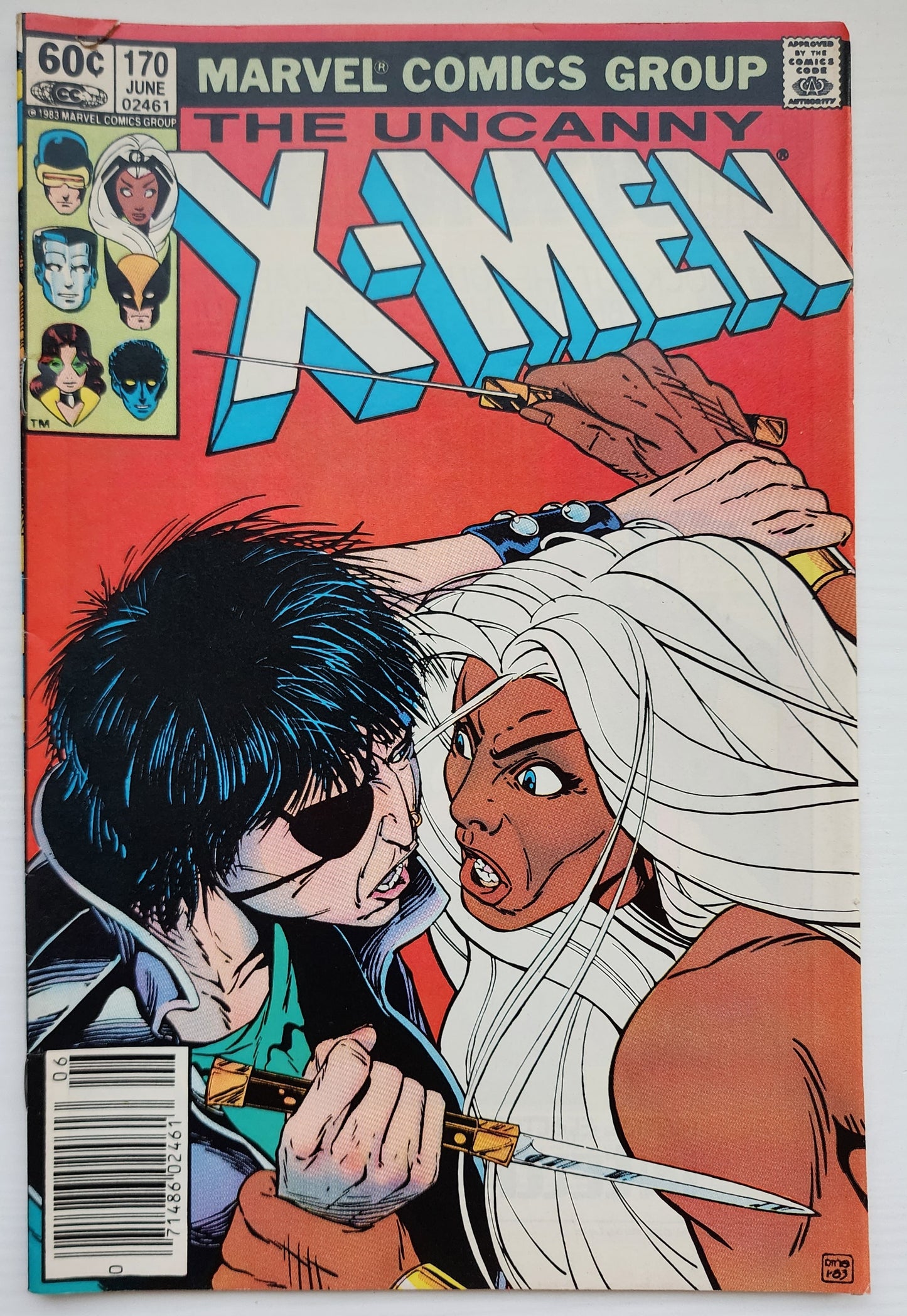 UNCANNY X-MEN #170 1983 NEWSSTAND X-Men MARVEL COMICS