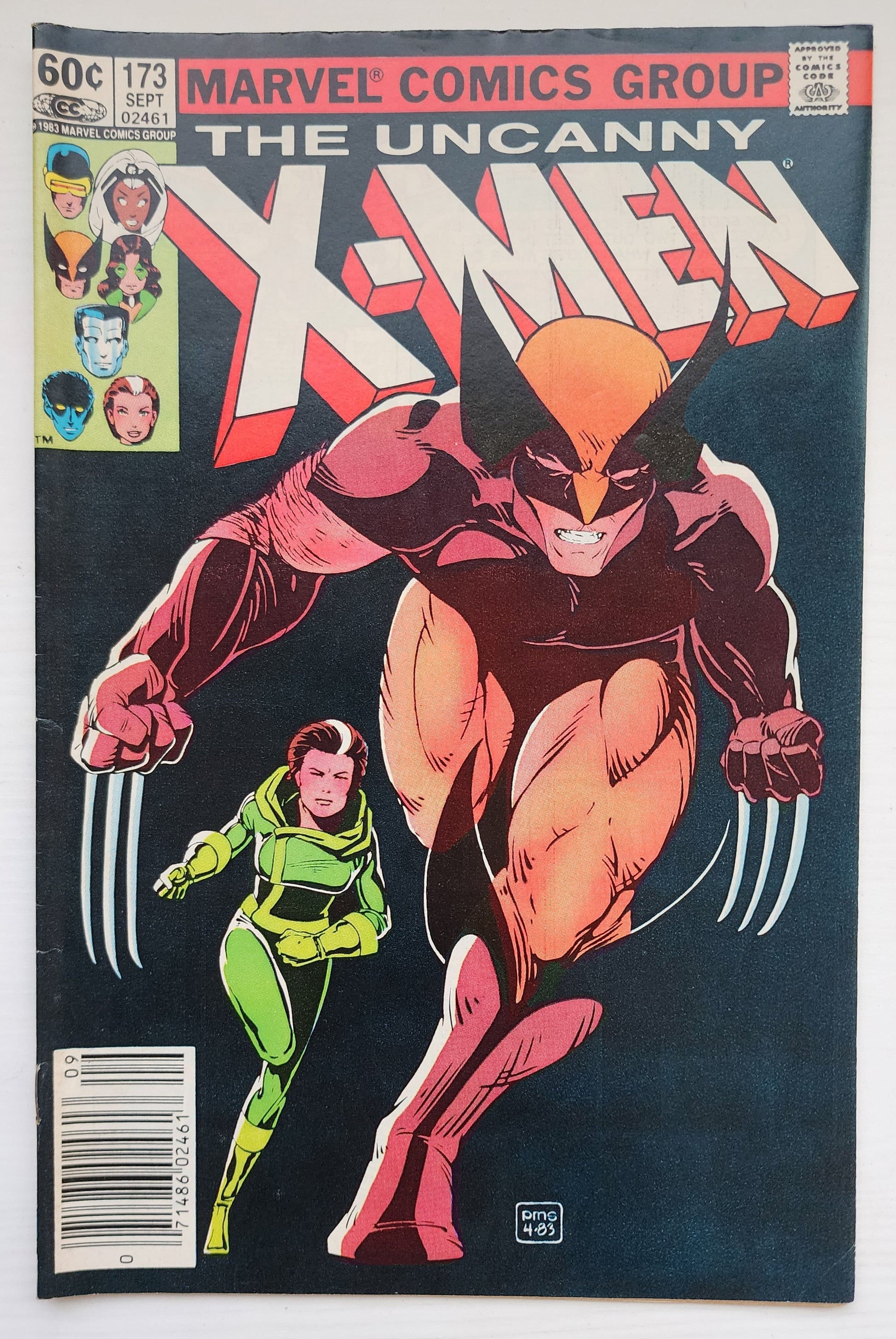 UNCANNY X-MEN #173 1983 NEWSSTAND (1ST PUNK STORM) X-Men MARVEL COMICS