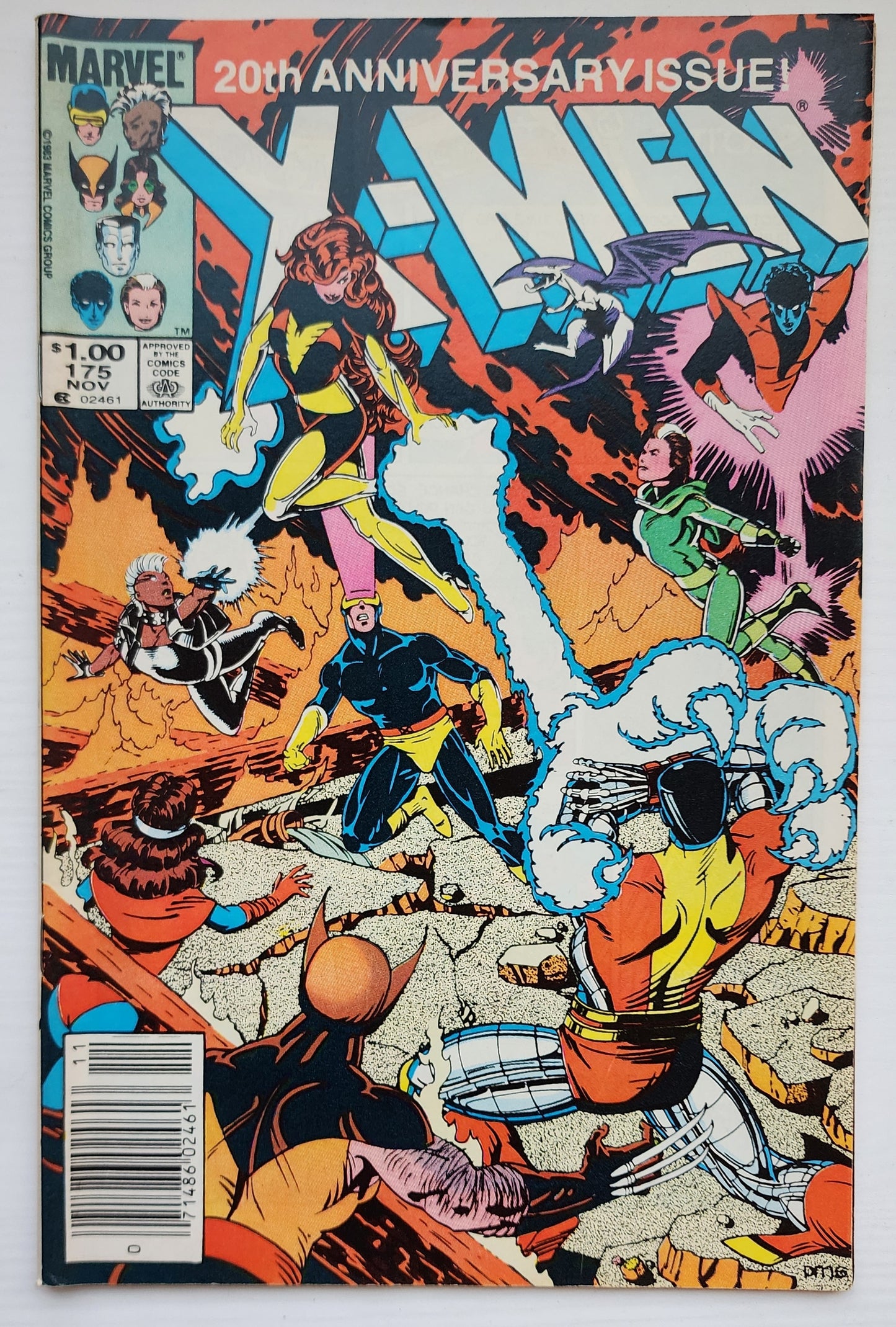 UNCANNY X-MEN #175 1983 NEWSSTAND (SCOTT SUMMERS MARRIES MADELYNE PRYOR) X-Men MARVEL COMICS