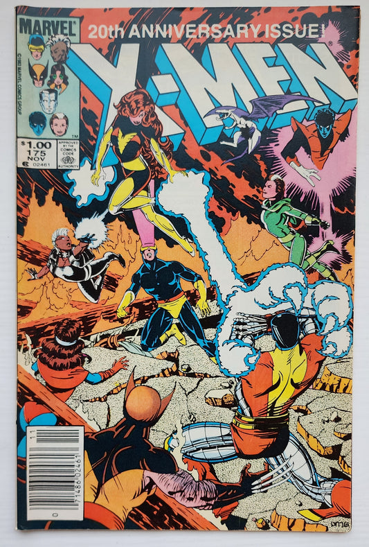 UNCANNY X-MEN #175 1983 NEWSSTAND (SCOTT SUMMERS MARRIES MADELYNE PRYOR) X-Men MARVEL COMICS