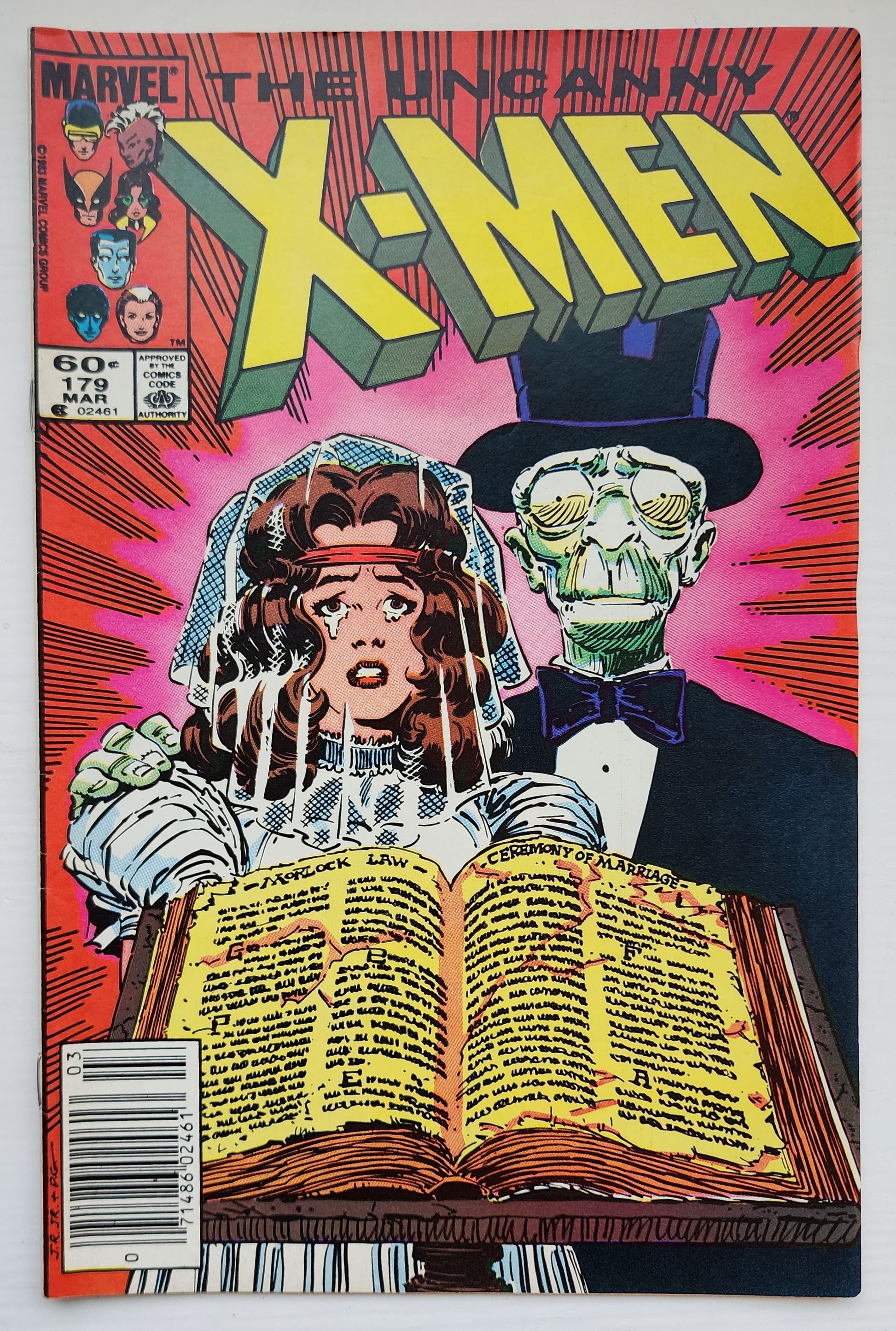 UNCANNY X-MEN #179 1984 NEWSSTAND (1ST APP LEECH) X-Men MARVEL COMICS