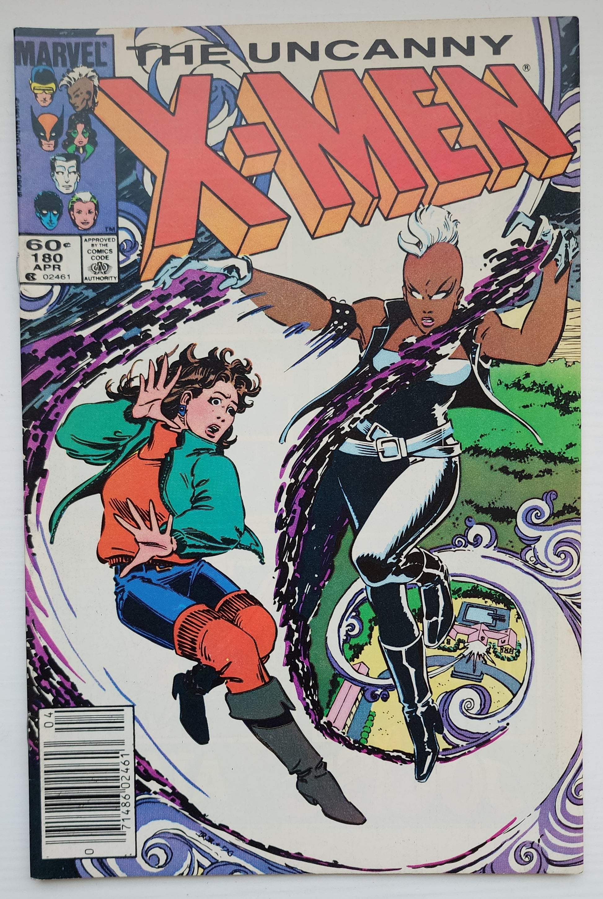 UNCANNY X-MEN #180 1984 NEWSSTAND X-Men MARVEL COMICS
