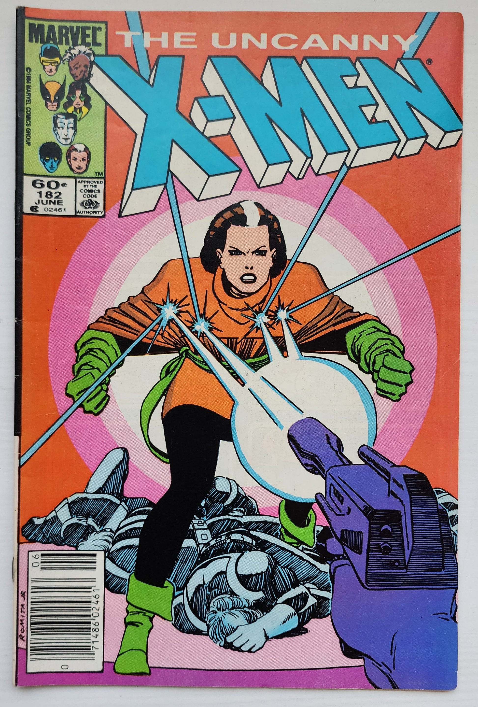 UNCANNY X-MEN #182 1984 NEWSSTAND X-Men MARVEL COMICS