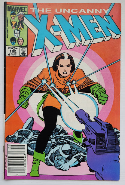 UNCANNY X-MEN #182 1984 NEWSSTAND X-Men MARVEL COMICS