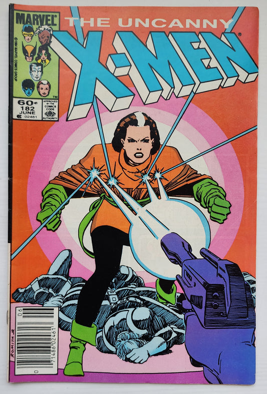 UNCANNY X-MEN #182 1984 NEWSSTAND X-Men MARVEL COMICS