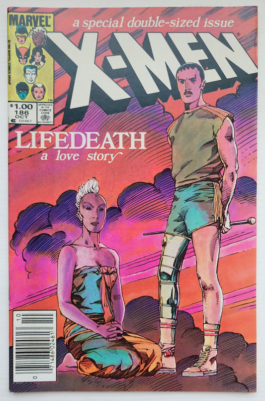 UNCANNY X-MEN #186 1984 NEWSSTAND (1ST COVER APP FORGE) X-Men MARVEL COMICS